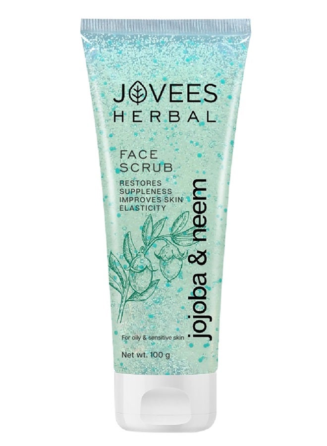 JOVEES HERBAL Jojoba And Neem Face Scrub 100 Ml - Image 1